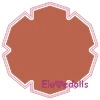 D58 Warna Areola Coklat - Nada Coklat Tua