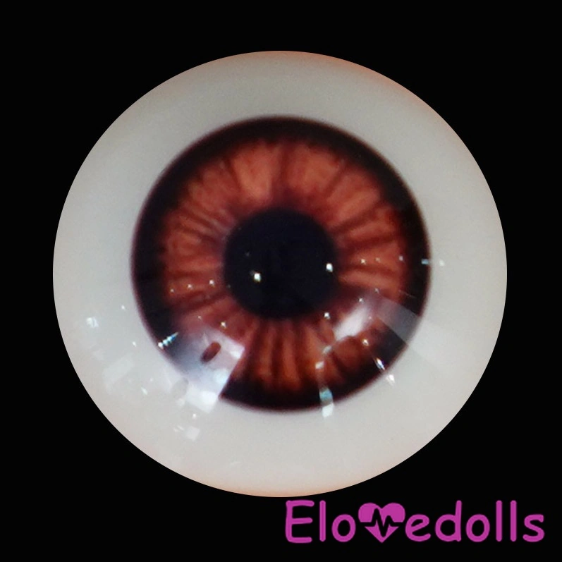 สีตาแก้วสีน้ำตาลที่ดูสมจริง