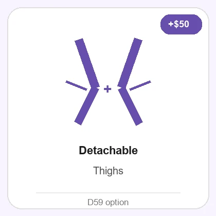 שדרוג ירכיים ניתנות להסרה D59