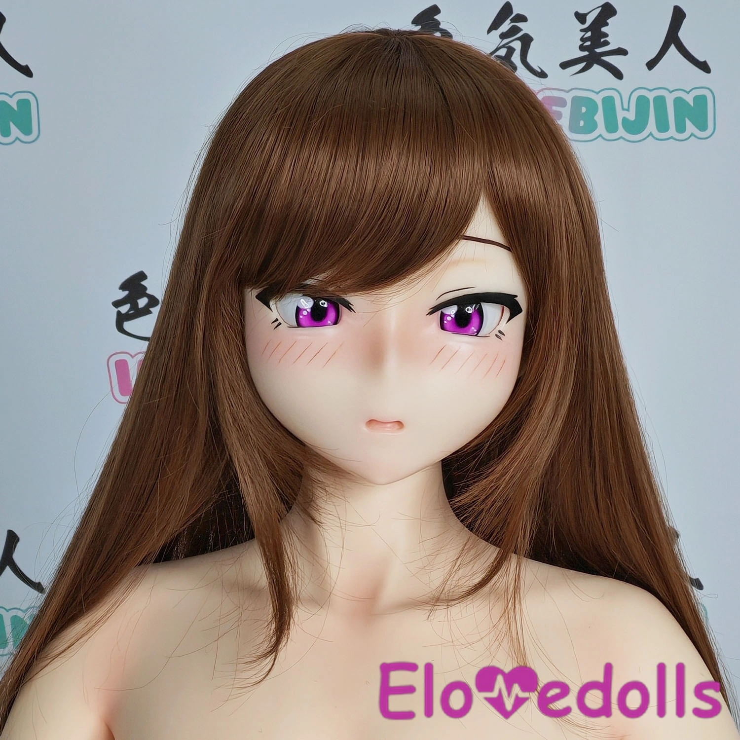 Gaya rambut wig realistis 1 untuk boneka seks