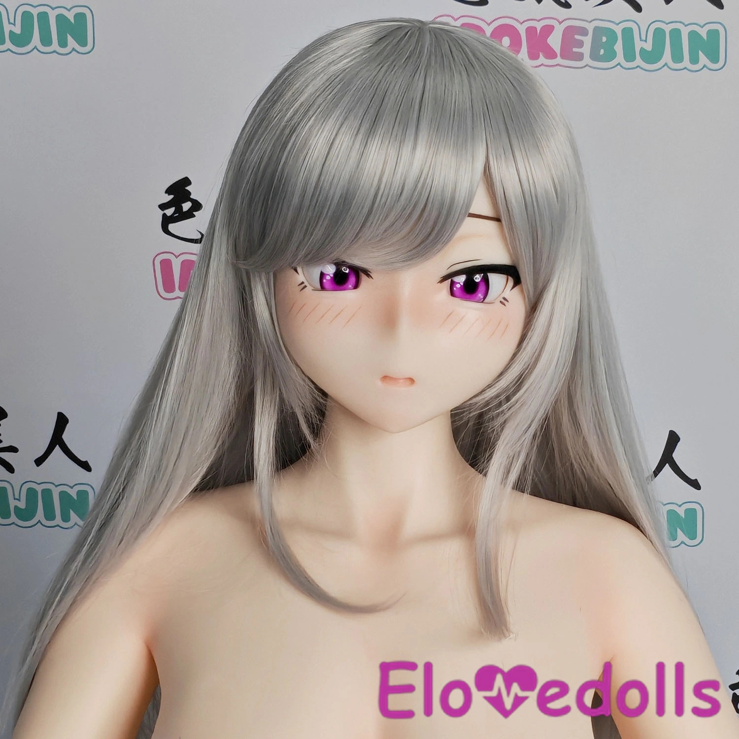 Gaya rambut wig realistis 2 untuk boneka seks