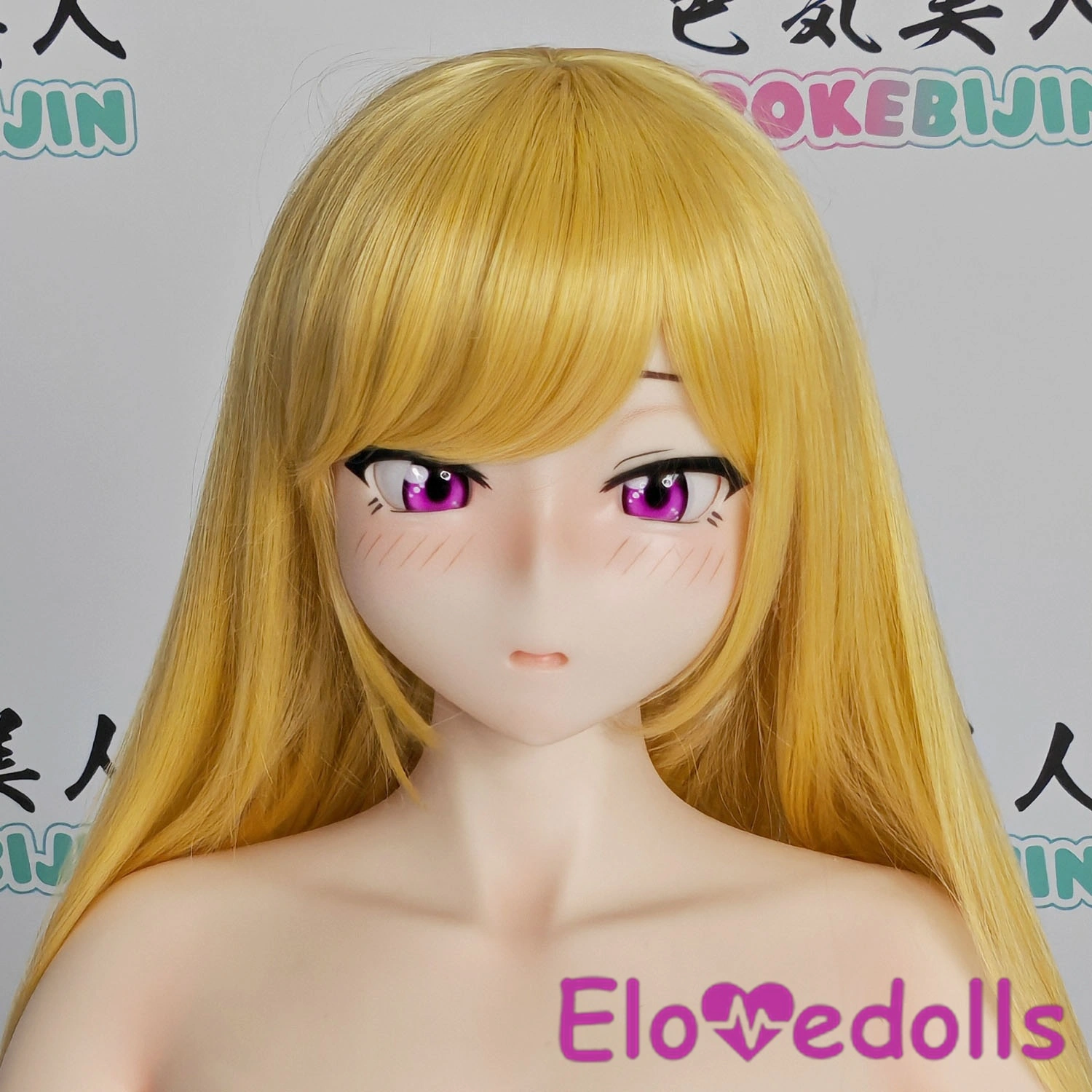 Gaya rambut wig realistis 6 untuk boneka seks