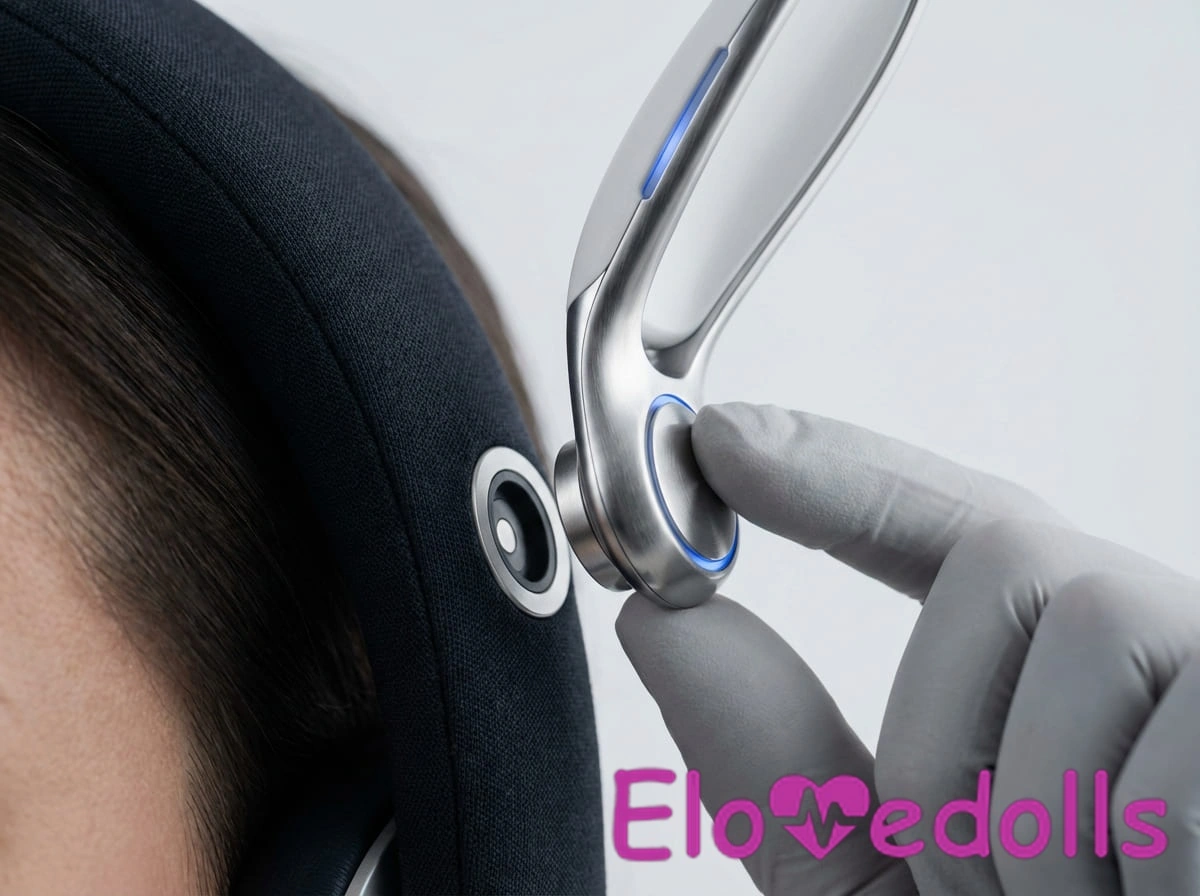 Close up detail of Mag-Lock ear attachment mechanism