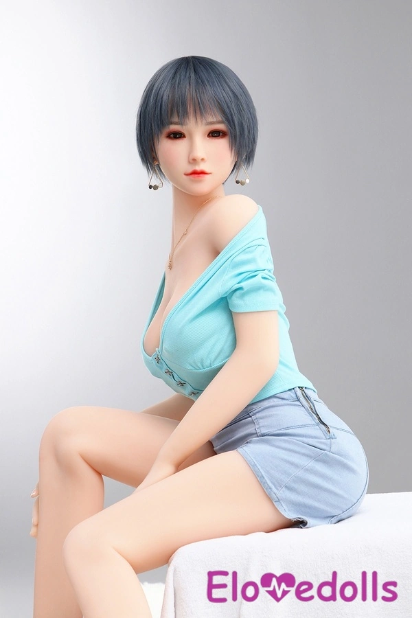 158cm D Cup TPE body&Silicone head Petite Gray Eyes Real Doll Gallery 4