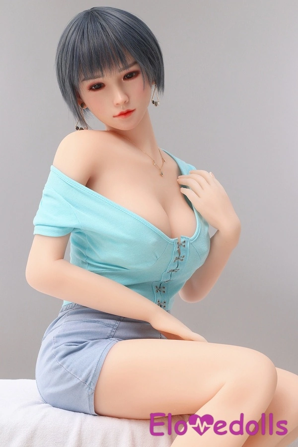 158cm D Cup TPE body&Silicone head Petite Medium Breasts Gray Real Doll Gallery 7