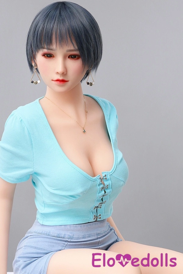 158cm D Cup TPE body&Silicone head Gray Thin Lips Eyes Real Doll Detail View 5