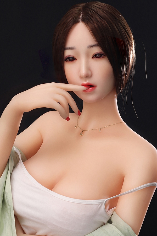 158cm D Cup TPE body&Silicone head Amber Eyes Petite Breasts Voluptuous Celebrity Sex Dolls Product