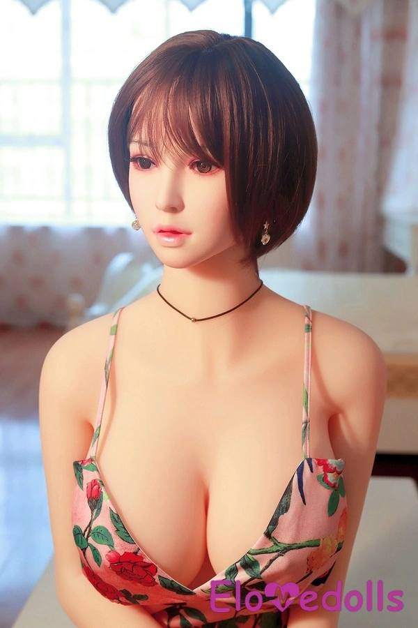 165cm E Cup TPE body&Silicone head Amber Eyes Petite Breasts Thin Lips Sex Doll Detail View 10