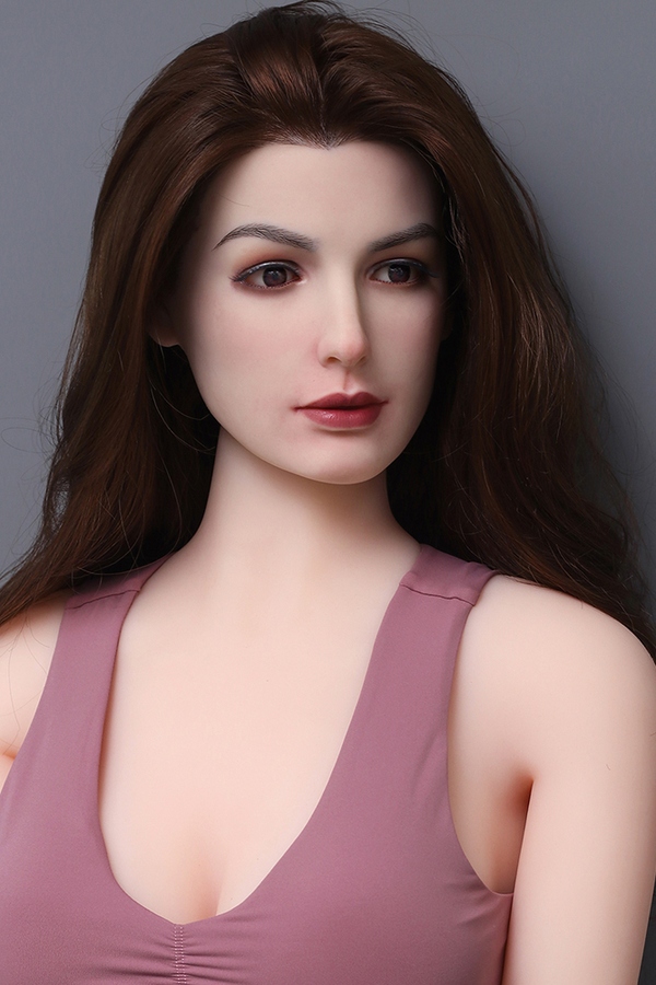 165cm E Cup TPE body&Silicone head Brunette Voluptuous Natural Lips BBW Sex Doll Product