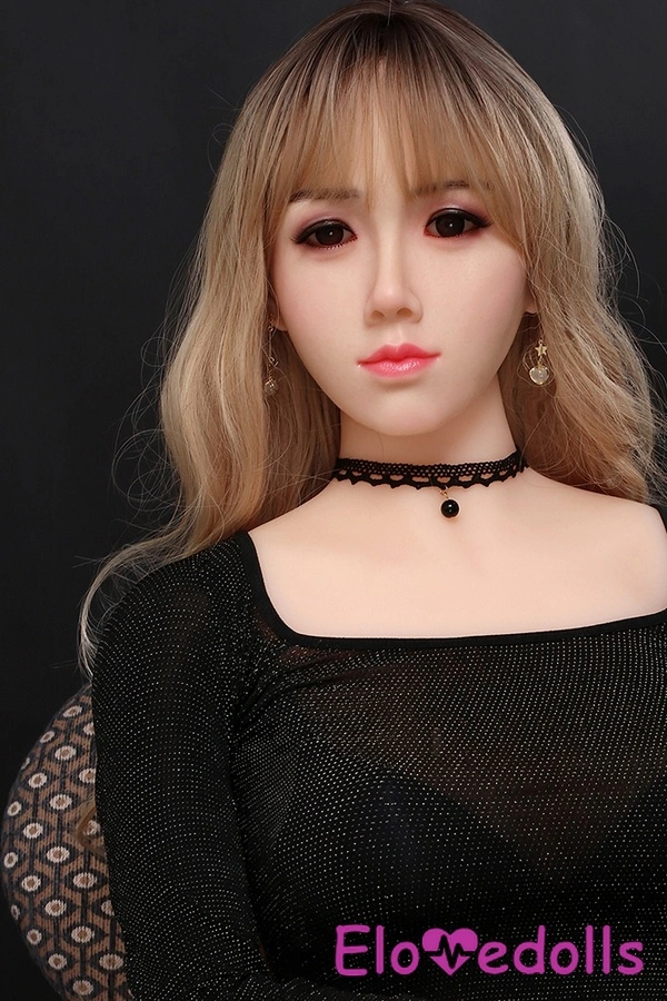Búp bê tình dục giống thật 165cm, thân TPE, đầu silicon, mắt xám vàng, môi mỏng, cúp D, chi tiết xem 6