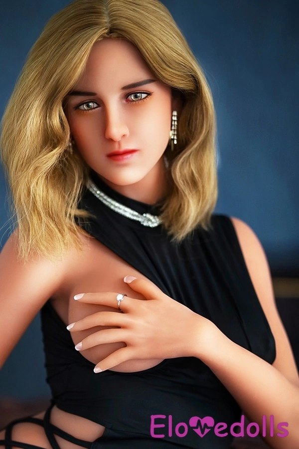 166cm D Cup TPE Amber Eyes Glossy Lips Voluptuous Sex Doll Detail View 30