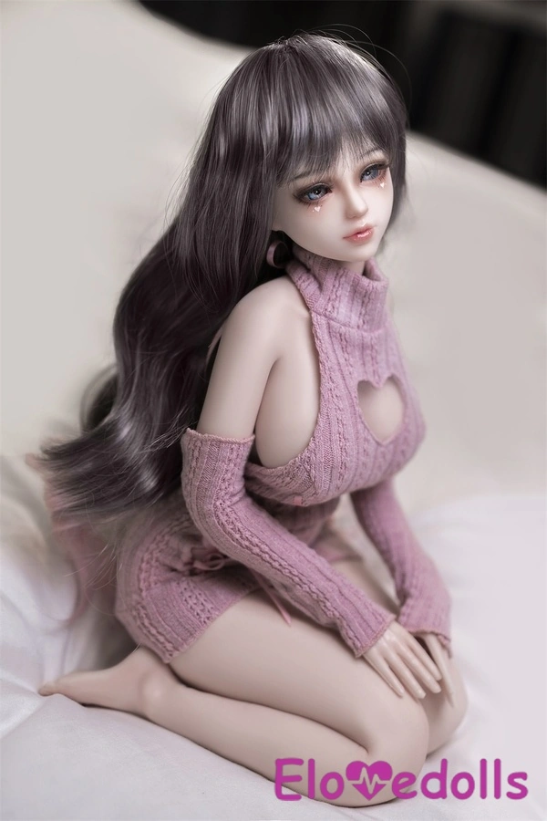 Búp bê tình dục ngực đồng hồ cát silicon mắt nâu cỡ D 60cm, ngực trung bình, bộ sưu tập 5