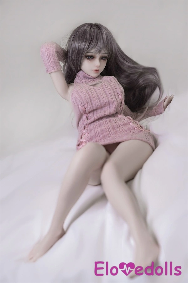 Búp bê tình dục ngực đồng hồ cát cỡ D 60cm bằng silicon, môi mỏng, chi tiết xem hình 8