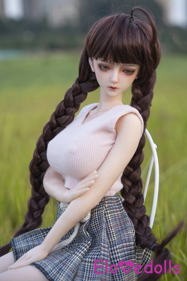 60cm D Cup Σιλικόνης Μεσαίου Στήθους Λεπτά Χείλη Κλεψύδρας, Ζωντανή Κούκλα Σεξ Προϊόν