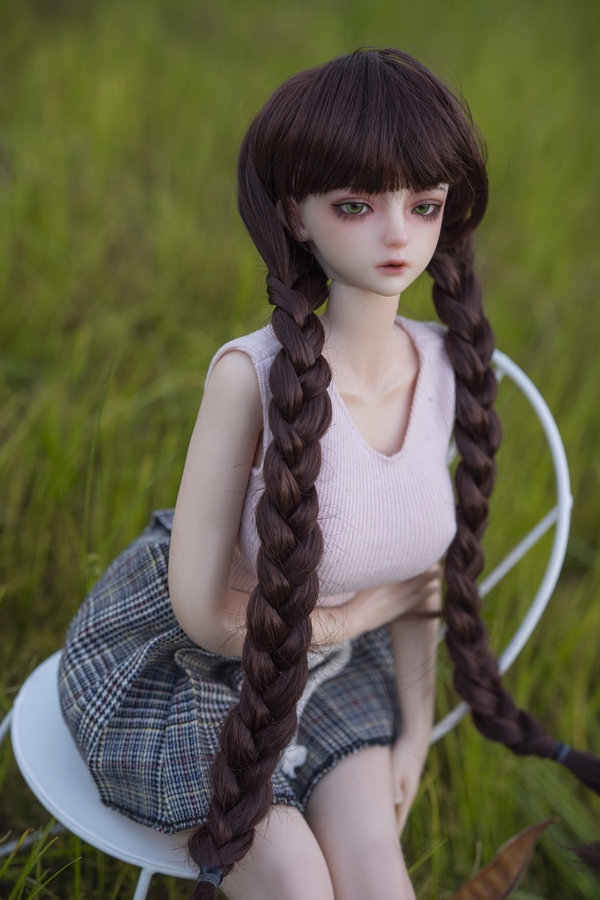 60cm D Cup Silicone Medium Breasts Hourglass Hazel Eyes Lifelike Sex Doll Gallery 5