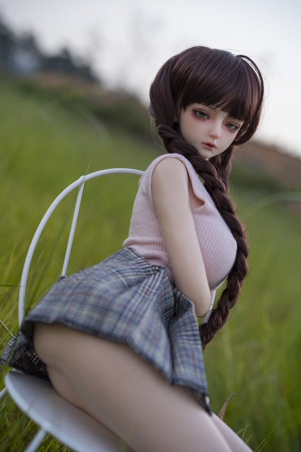 60cm D Cup Silicone Hazel Eyes Thin Lips Medium Breasts Lifelike Sex Doll Gallery 6