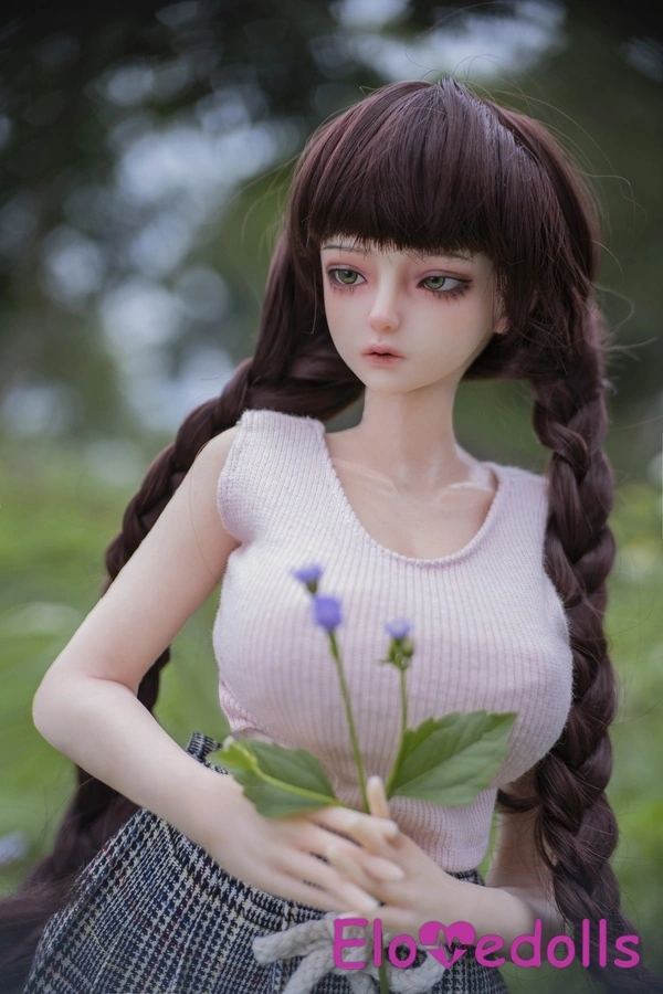 60cm D Cup Σιλικόνης Μεσαίου Στήθους Κλεψύδρα Φουντουκιά Μάτια με Ζωντανές Κούκλες Σεξ Gallery 8