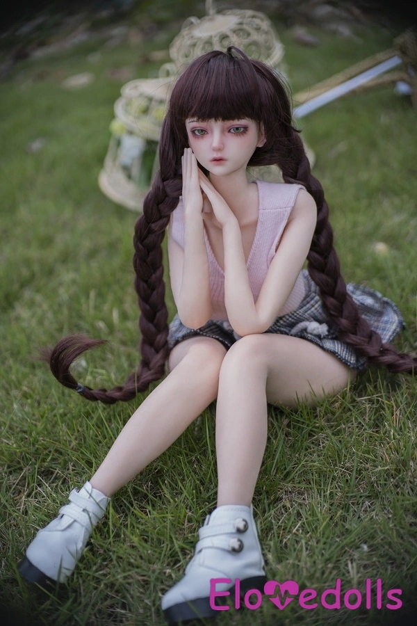 Κούκλα σεξ με σιλικόνη D Cup 60cm, μεσαίου μεγέθους στήθη, κλεψύδρα, φουντουκί μάτια, με ζωντανό ύφος, λεπτομέρεια, προβολή 5