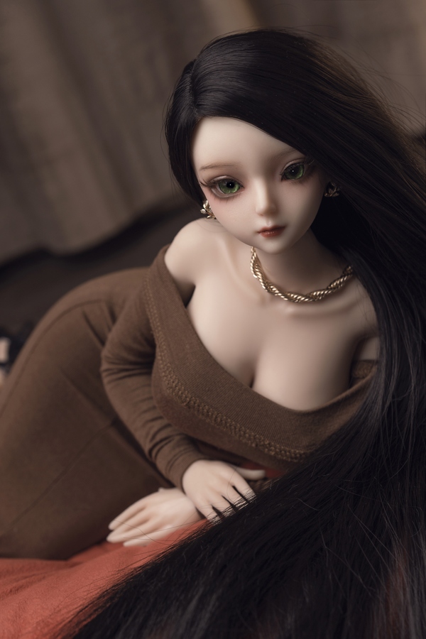 60cm D Cup Silicone Thin Lips Hazel Eyes Hourglass Anime Sex Doll Gallery 8