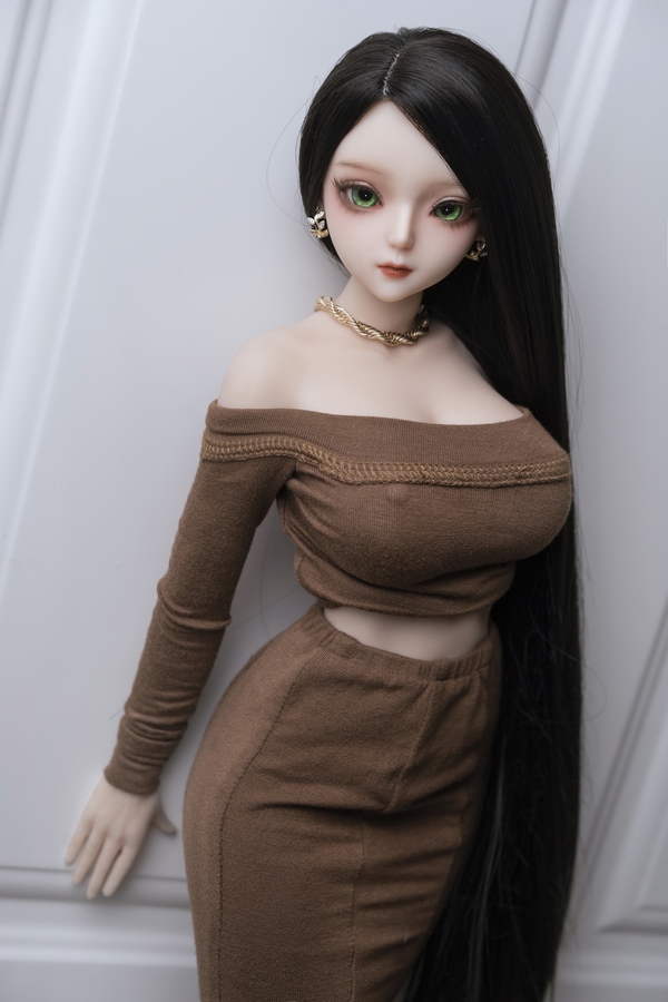 60cm D Cup Silicone Hourglass Medium Breasts Hazel Eyes Anime Sex Doll Detail View 2