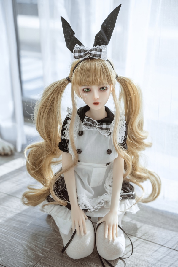 60cm D Cup Silicone Medium Breasts Gray Eyes Thin Lips Anime Sex Doll Product