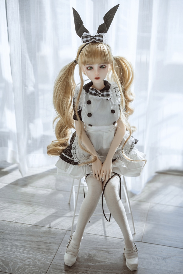 60cm D Cup Silicone Gray Eyes Medium Breasts Thin Lips Anime Sex Doll Detail View 2