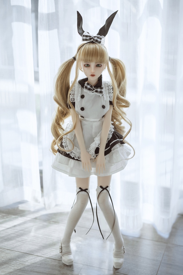 60cm D Cup Silicone Medium Breasts Gray Eyes Thin Lips Anime Sex Doll Detail View 7