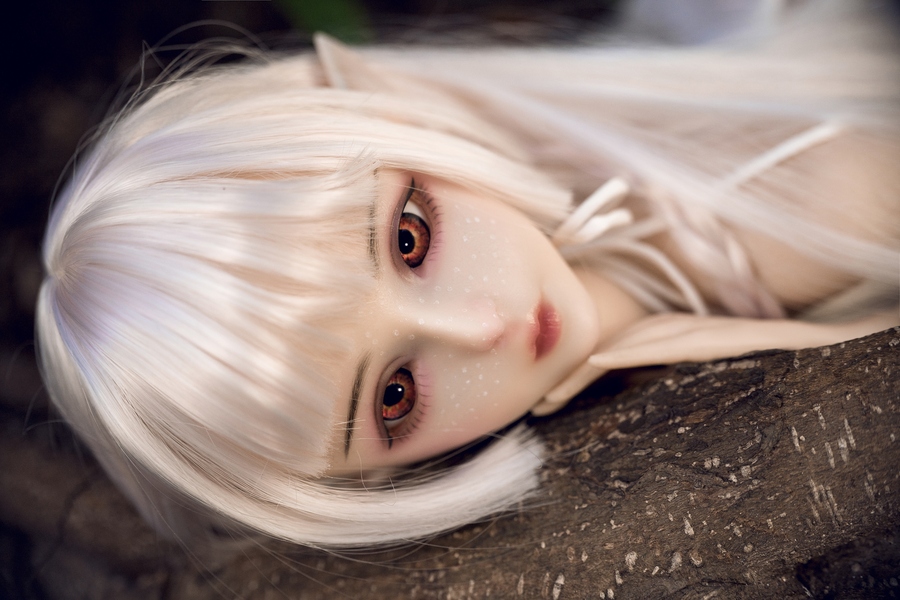 60cm D Cup Silicone Medium Breasts Gray Eyes Thin Lips Anime Sex Doll Gallery 8