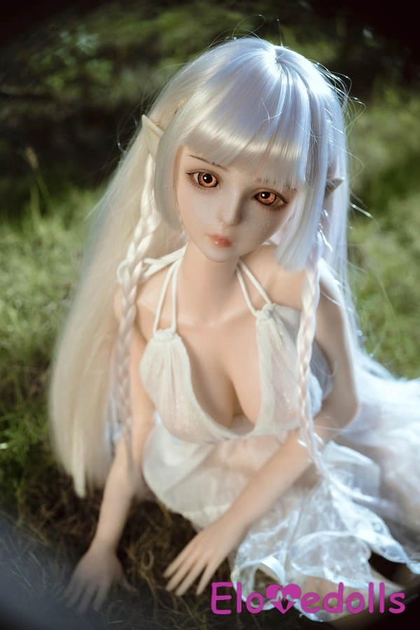 60cm D Cup Silicone Medium Breasts Gray Eyes Thin Lips Anime Sex Doll Detail View 6