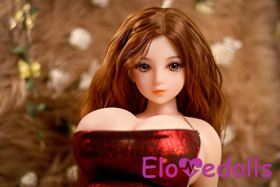 60cm D Cup Silicone Brunette Amber Eyes Thin Lips American Sex Doll Detail View 20