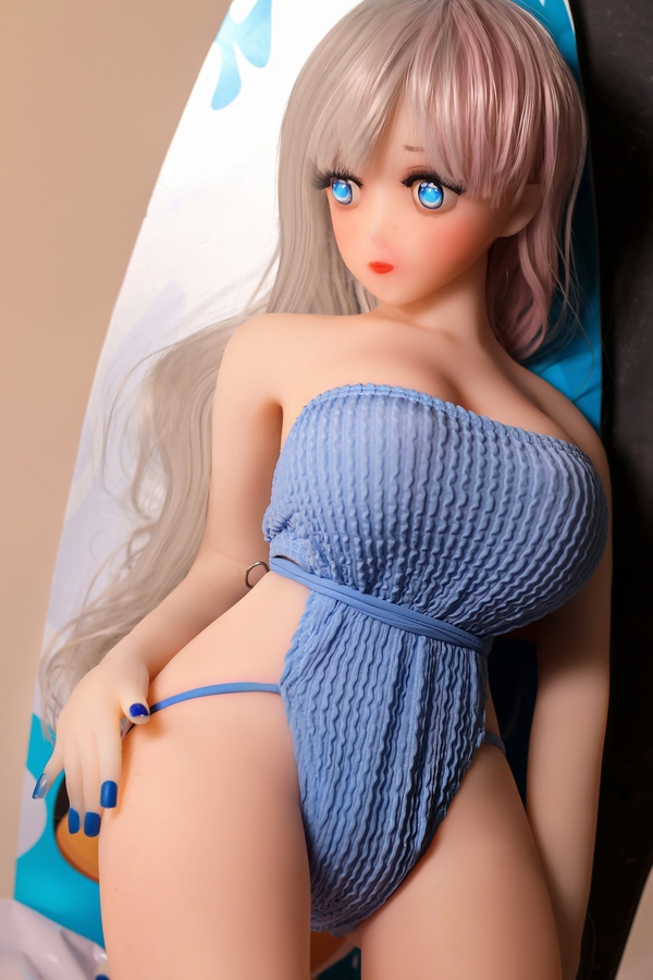 80cm C Cup TPE White Thin Lips Blue Eyes Anime Sex Doll Detail View 5