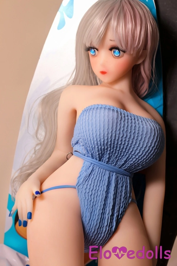 Búp bê tình dục Anime 80cm C Cup TPE Môi mỏng Màu trắng Mắt xanh Xem chi tiết 5