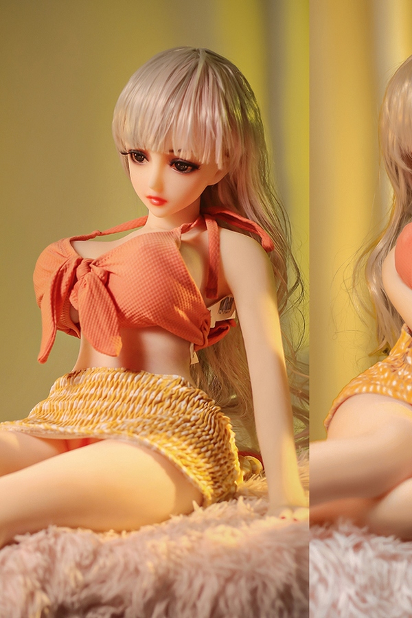 68cm D Cup TPE Thin Lips Small Breasts Amber Eyes Anime Sex Doll Product