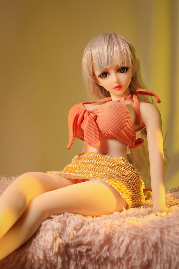 68cm D Cup TPE Petite Amber Eyes Thin Lips Anime Sex Doll Gallery 5