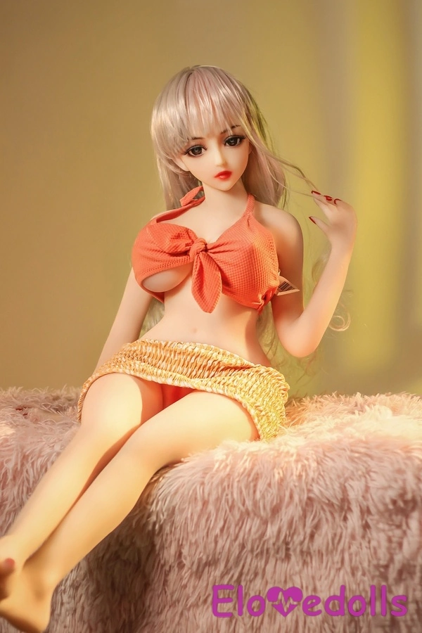 68cm D Cup TPE Thin Lips Blonde Petite Anime Sex Doll Detail View 4