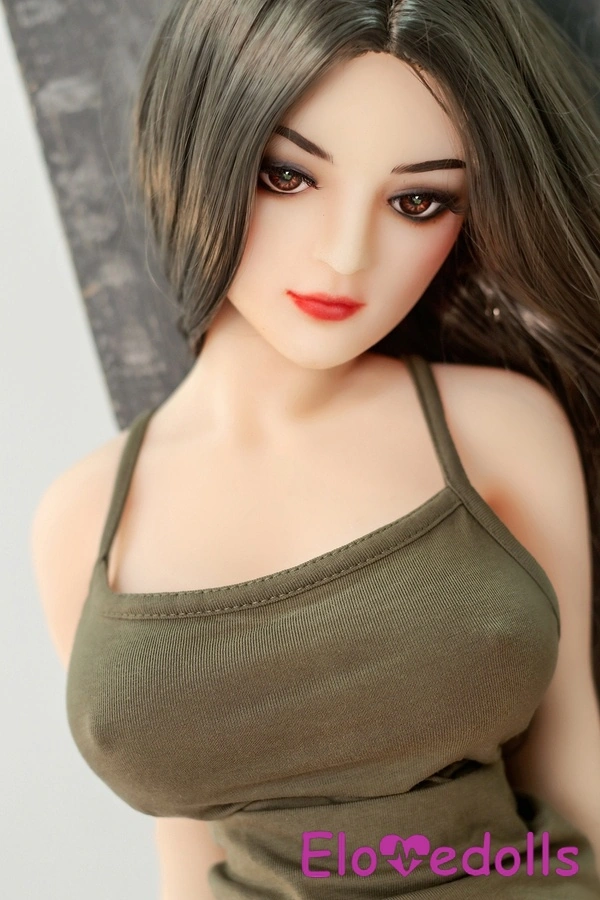 Búp bê tình dục ngực lớn 68cm D Cup TPE Brunette Amber Eyes Bộ sưu tập 5