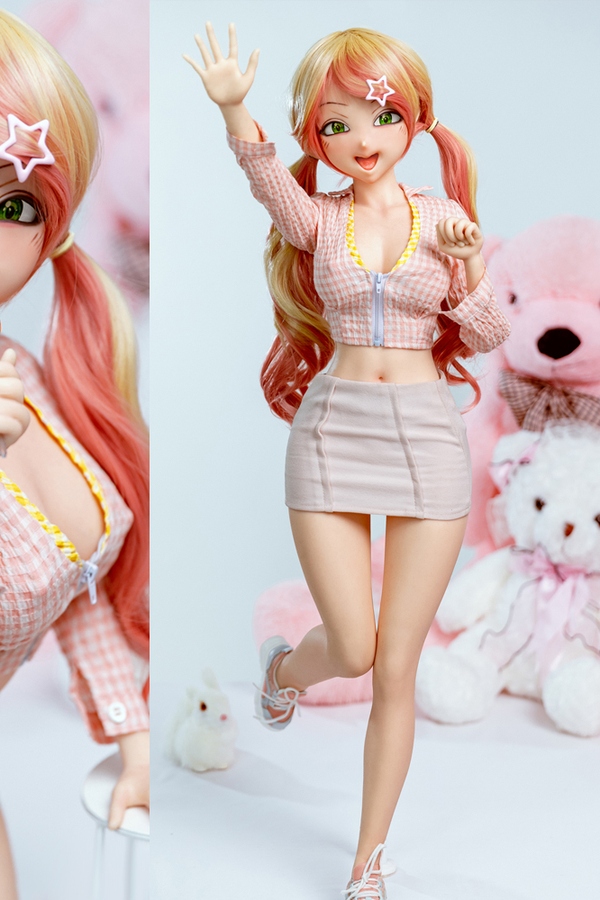 85cm B Cup Silicone Small Breasts Red Glossy Lips Anime Sex Doll Detail View 1