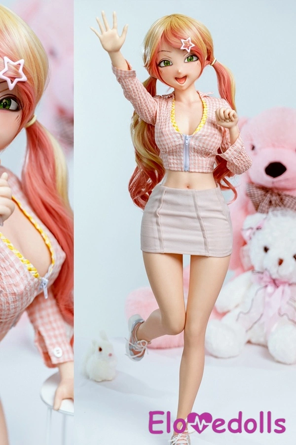 عروسک جنسی سیلیکونی 85 سانتی‌متری B کاپ سینه کوچک با لب‌های براق قرمز، نمای جزئیات 1