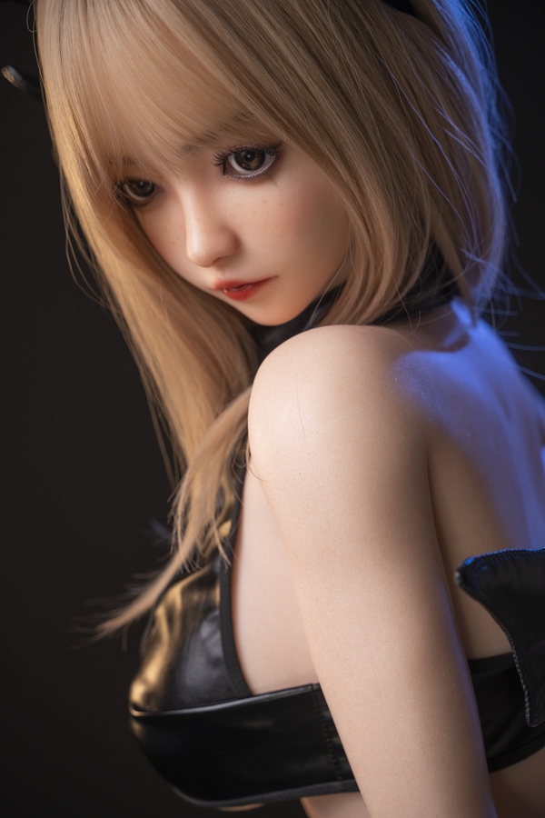 125cm C Cup TPE Gray Eyes Medium Breasts Blonde Anime Sex Doll Product
