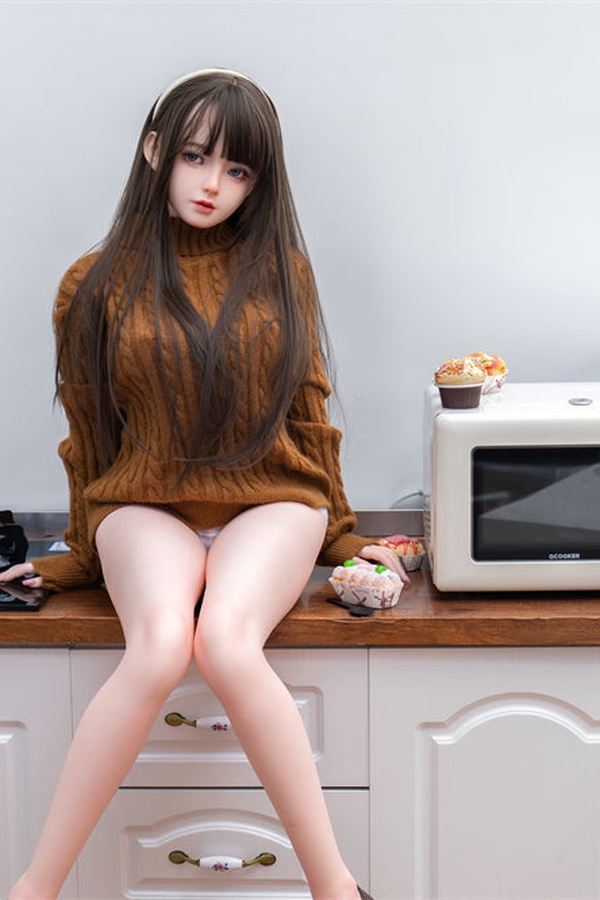 135cm B Cup TPE Black Small Breasts Thin Lips Anime Sex Doll Gallery 3