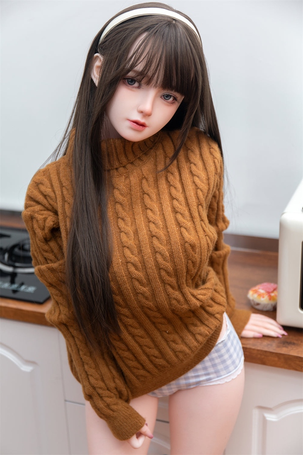 135cm B Cup TPE Black Small Breasts Petite Anime Sex Doll Detail View 7