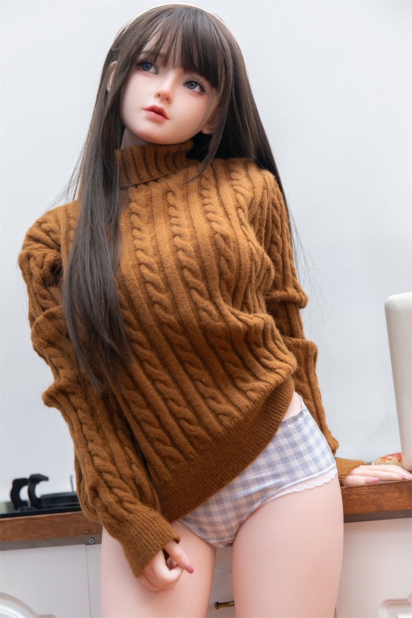 135cm B Cup TPE Gray Eyes Petite Small Breasts Anime Sex Doll Detail View 9