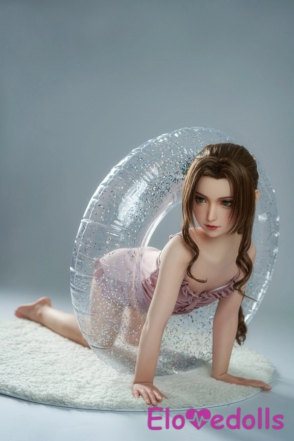 Búp bê tình dục mini TPE mắt xám, môi mỏng, kích thước 125cm, hình chữ A, Bộ sưu tập 5