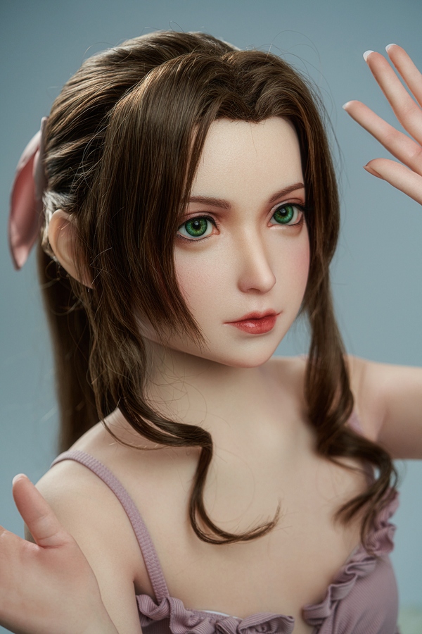 125cm A Cup TPE Brunette Gray Eyes Small Breasts Mini Sex Doll Gallery 2
