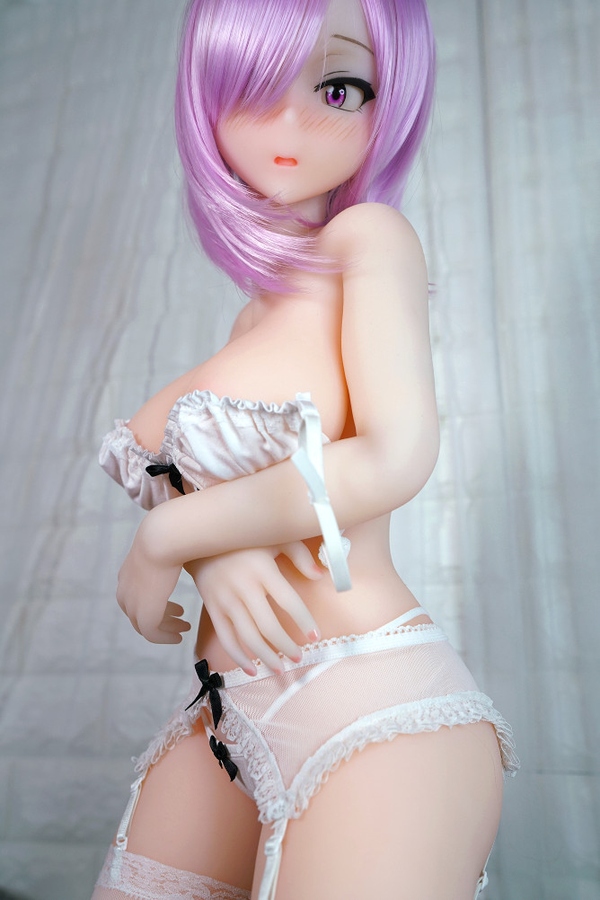 85cm D Cup TPE Thin Lips Pink Small Breasts Anime Sex Doll Detail View 1
