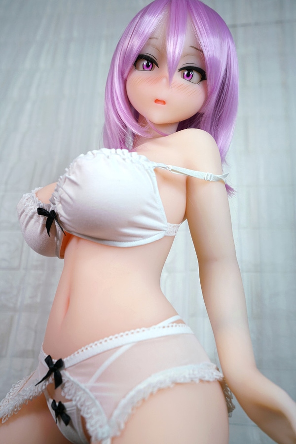 85cm D Cup TPE Gray Eyes Thin Lips Pink Anime Sex Doll Detail View 17