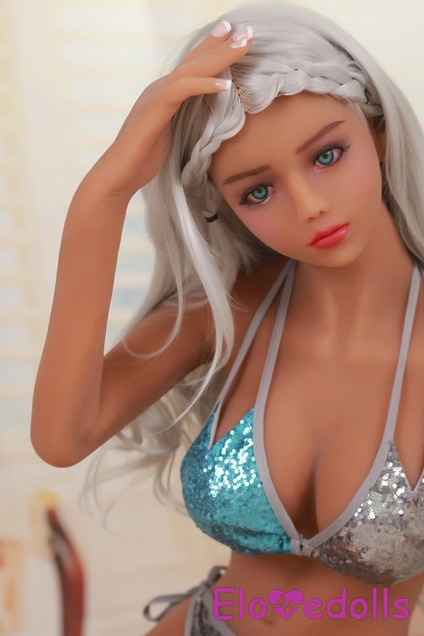 148cm G Cup TPE Blue Eyes Medium Breasts Gray Real Doll Gallery 7