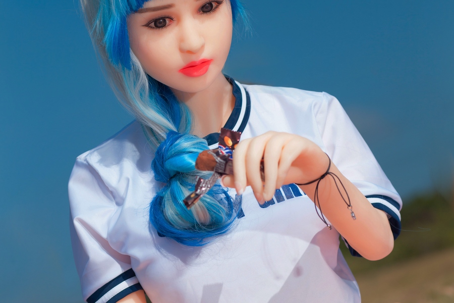 140cm F Cup TPE Petite Small Breasts White Anime Sex Doll Detail View 4