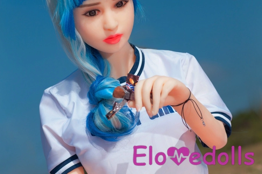 140cm TPE drobná bílá anime sex panenka s košíčky F, detailní pohled 4