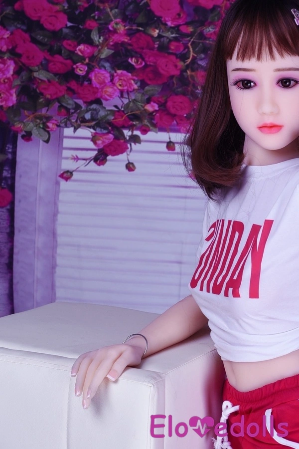 Búp bê tình dục Châu Âu 140cm cúp F TPE ngực nhỏ, tóc nâu, bộ sưu tập 7